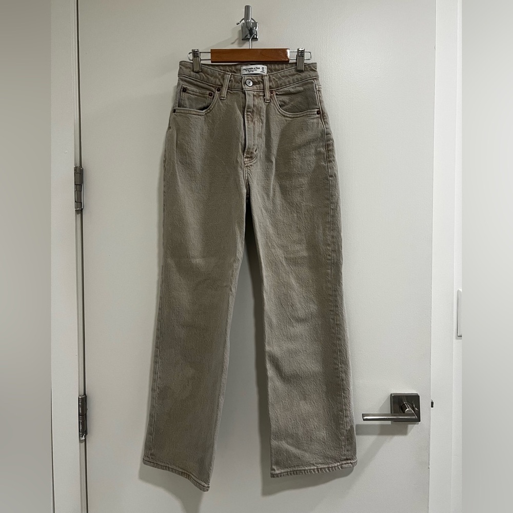 Abercrombie & Fitch Tan Women Jeans
